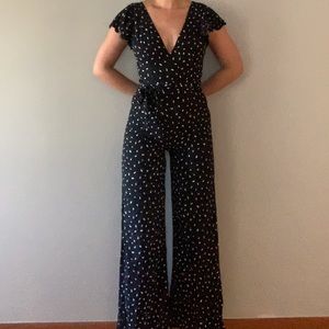 Open back jumpsuit